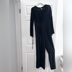 Free People Cotton Wide Leg Jumpsuit